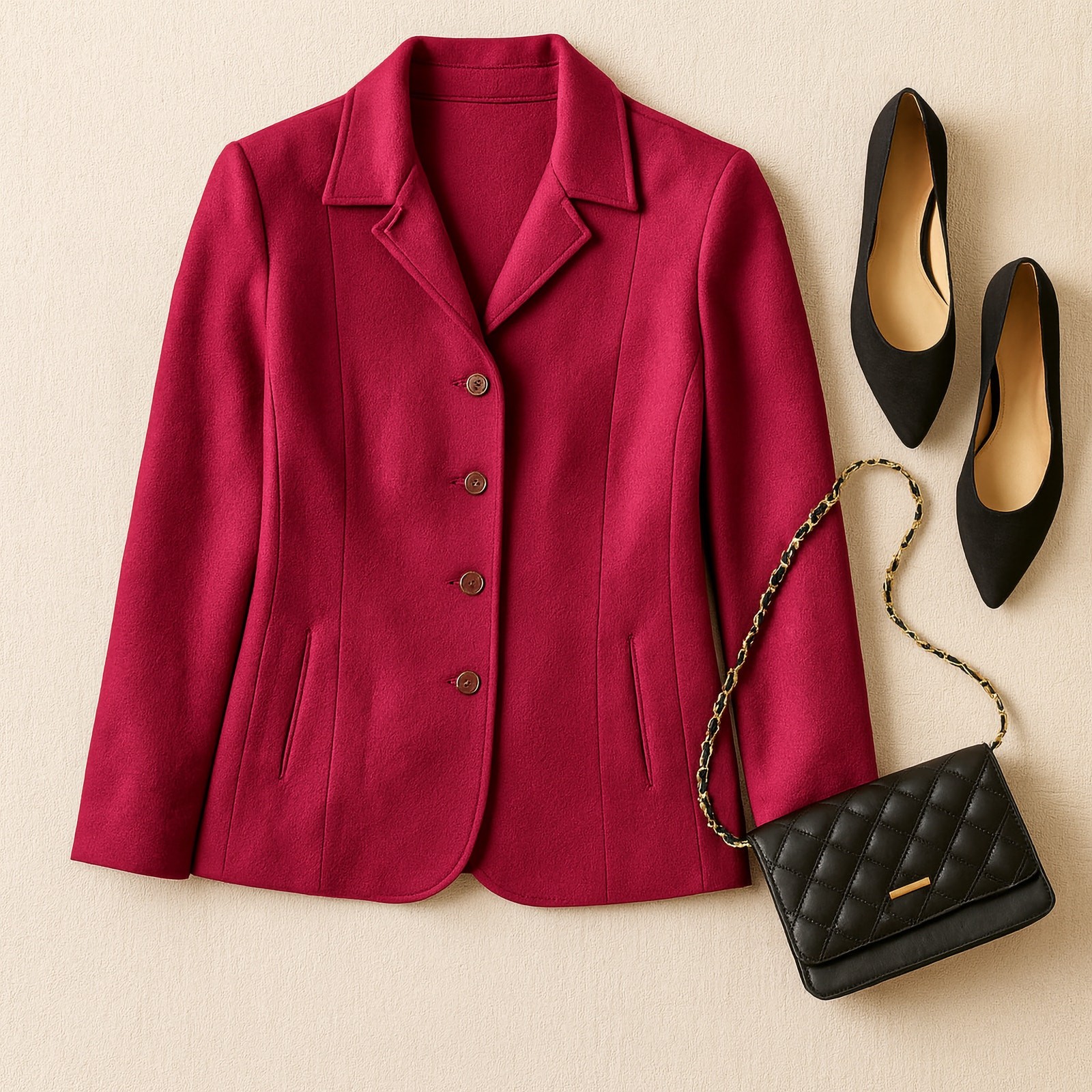 Pendleton Wool Blazer Jacket Pink Tailored Career… - image 11