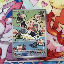 Carta Illustrazione Pokémon TCG Clobbopus Scintille Urgenti 207/191 NM Condizioni