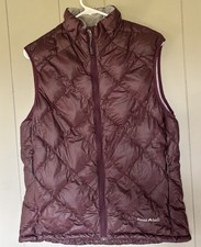 Montbell Womens Goose Down Puffer Vest Size L...