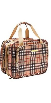 Joy CleanBoss Expandable Toiletry Case Plaid