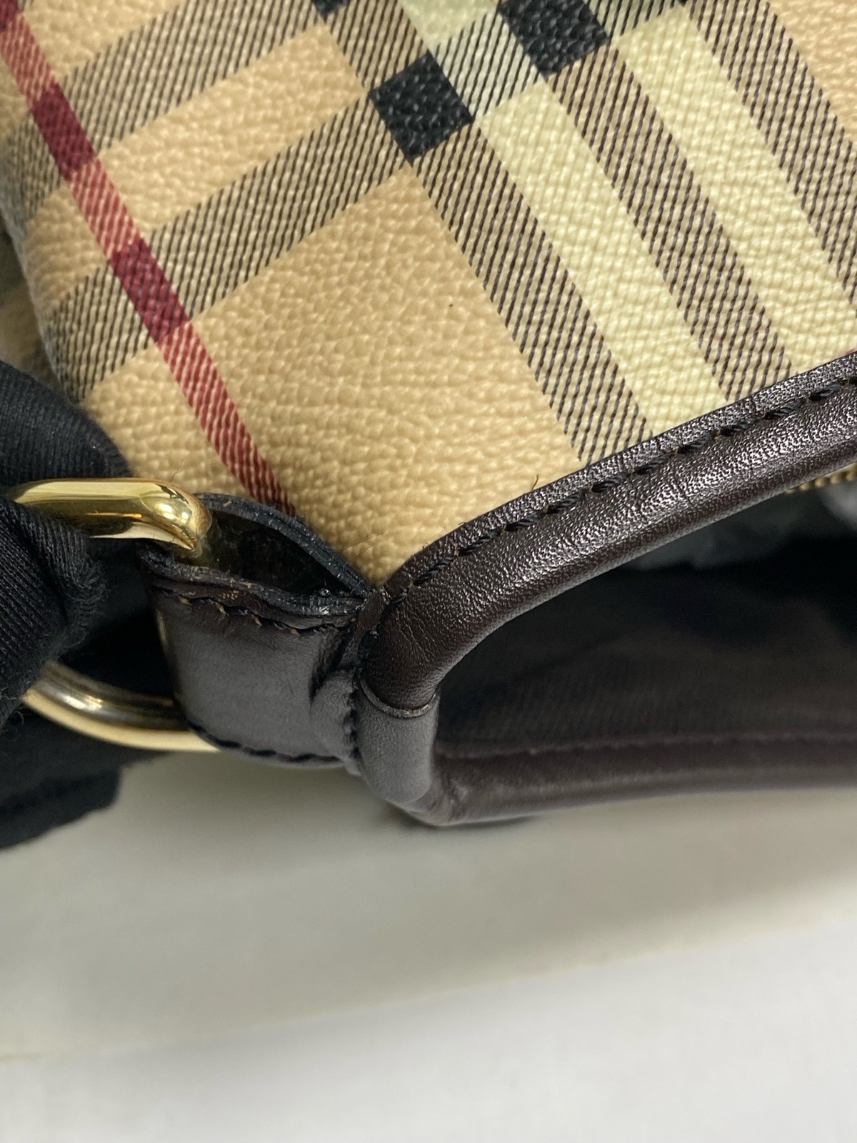 Burberry Pre-Owned Authentic Satchel Black Length 33, width 16, height 23 — image 8