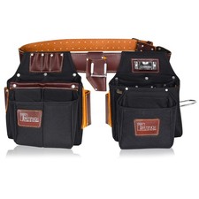 TRUTUCH Nylon and Leather Tool Belt | Framing Tool Bags | Nylon Tool Pouch