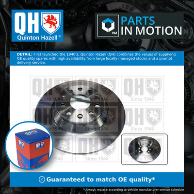 2x Brake Discs Pair Solid fits SKODA KODIAQ NS7 2.0 Rear 2016 on 300mm Set QH
