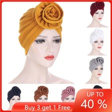 Muslim Women Hijab Turban Hat Chemo Cap Head Scarf Wrap Hair Loss Cover Bonnet