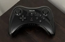 Official OEM Nintendo Wii U Black Wireless Pro Controller WUP-005 Genuine