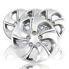 04 New 15 Bolt On Hub Caps Full Wheel Covers For 13-15 Honda Civic Steel Wheels 04 New 15 Bolt On Hub Caps Full Wheel Covers For 13-15 Honda Civic Steel Wheels