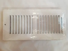 Pro Select 2-Way Steel Sidewall/ Ceiling Register White