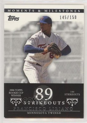 2007 Topps Moments & Milestones 145/150 Francisco Liriano #66 z6b