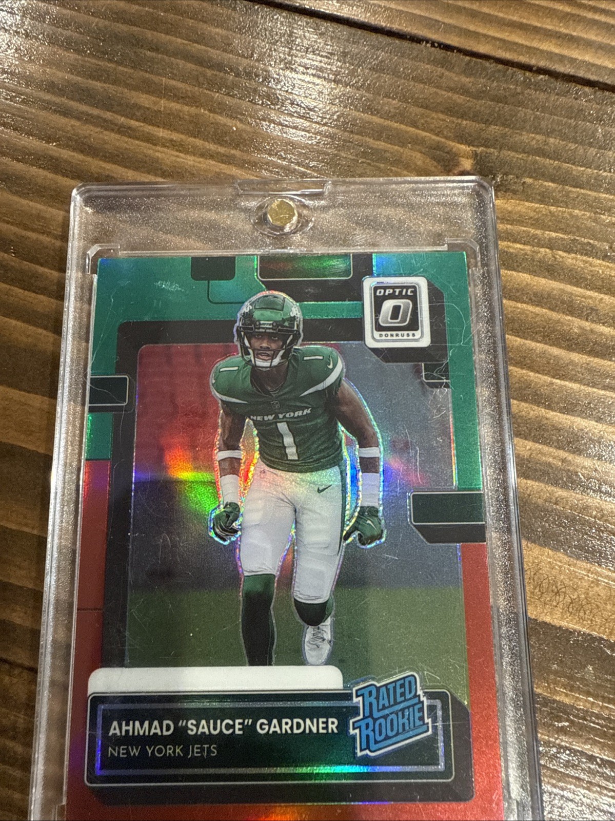 2022 Panini Donruss - Rated Rookie Ahmad Gardner #P-328 Optic Preview Holo (RC)