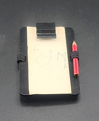 Hasbro 1964 GI Joe Pilot Clipboard with Pencil and Paper