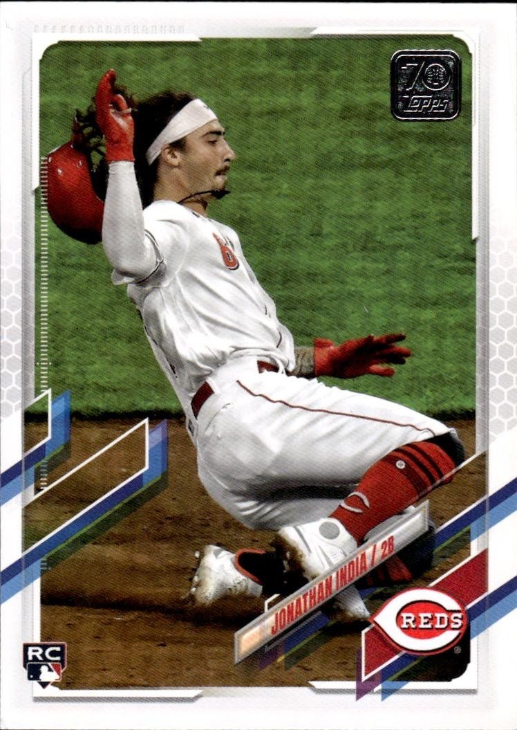 2021 Topps Update #US286b Jonathan India Sliding SP Variation