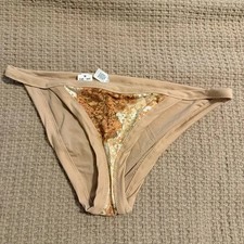 Aerie Women's Warm Florals Bikini Style Swim Bottoms NWT 70s Vibes - SIZE SMALL