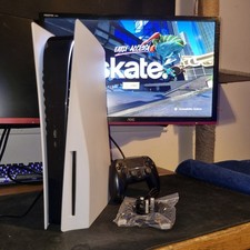 Sony PS5 Disc Edition Console with Hall Effect Black Controller and Cables