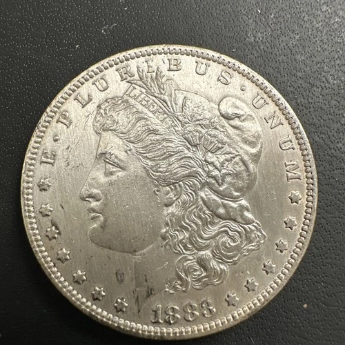 1883-O Morgan Silver Dollar $1 – AU/BU Slider – Strong Detail – Nice Eye Appeal