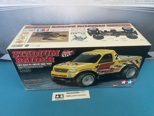 Vintage 1999 Tamiya Stadium Raider Body w/Box Wheels & Tires Decals TL-01 58246 - Picture 18 of 22