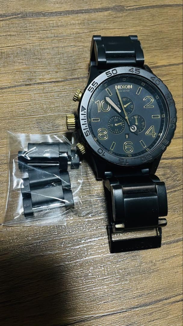 Nixon Black Chronograph Watch for Men - Stylish & Durable