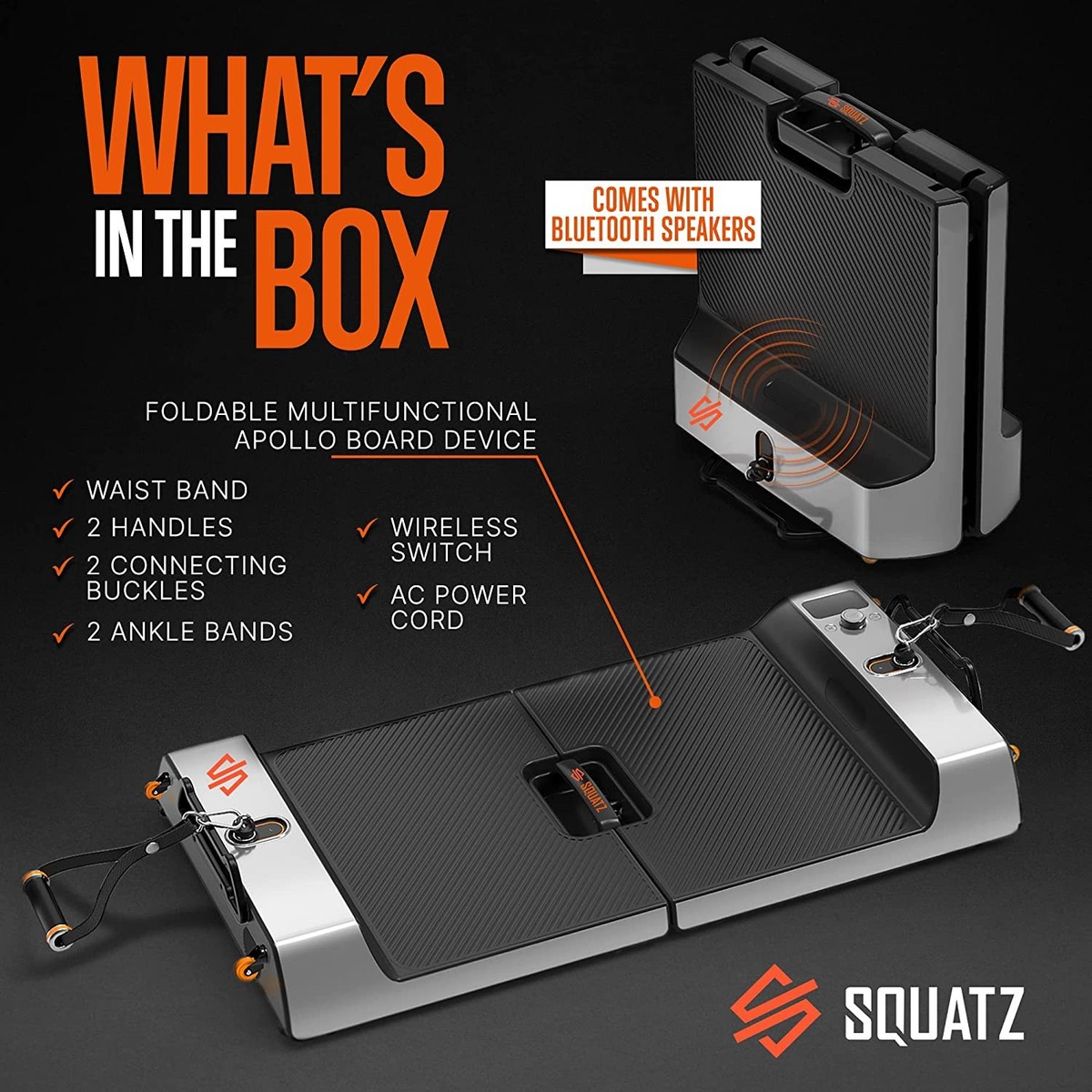 Squatz SQAPOLLO Foldable MultiFunction Apollo Fitness Board