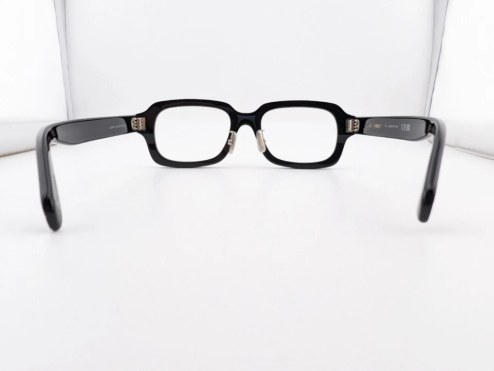 Gafas Celine, solo monturas, CL50153F 001 negro pulido, 52-19-145, Italia Foto 4 de 4