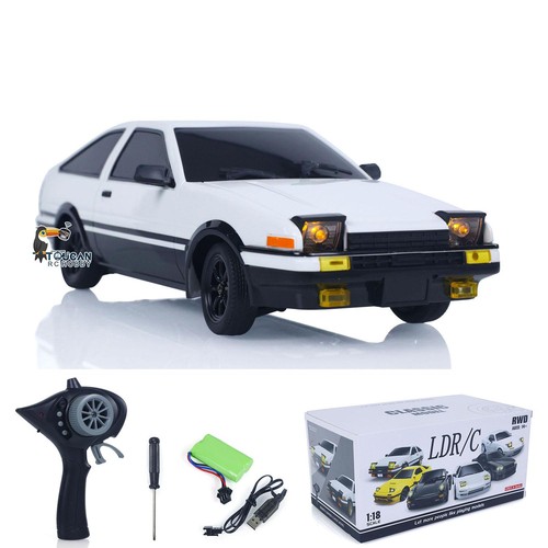 US STOCK 1/18 LDRC 2.4G RC Drifting Car AE86 RWD Racing Vehicle 0KM/H Flip - Picture 3 of 12