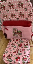 Strawberry Shortcake 16 Inches Backpack With Lunchbox New