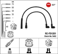 NGK 5402 ZüNdleitungssatz ZüNdkabelsatz ZüNdkabel FüR Ford Usa