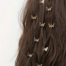 10pc Set French-style Vintage Butterfly Clips, Fashionable Hair Accessories - Image 2