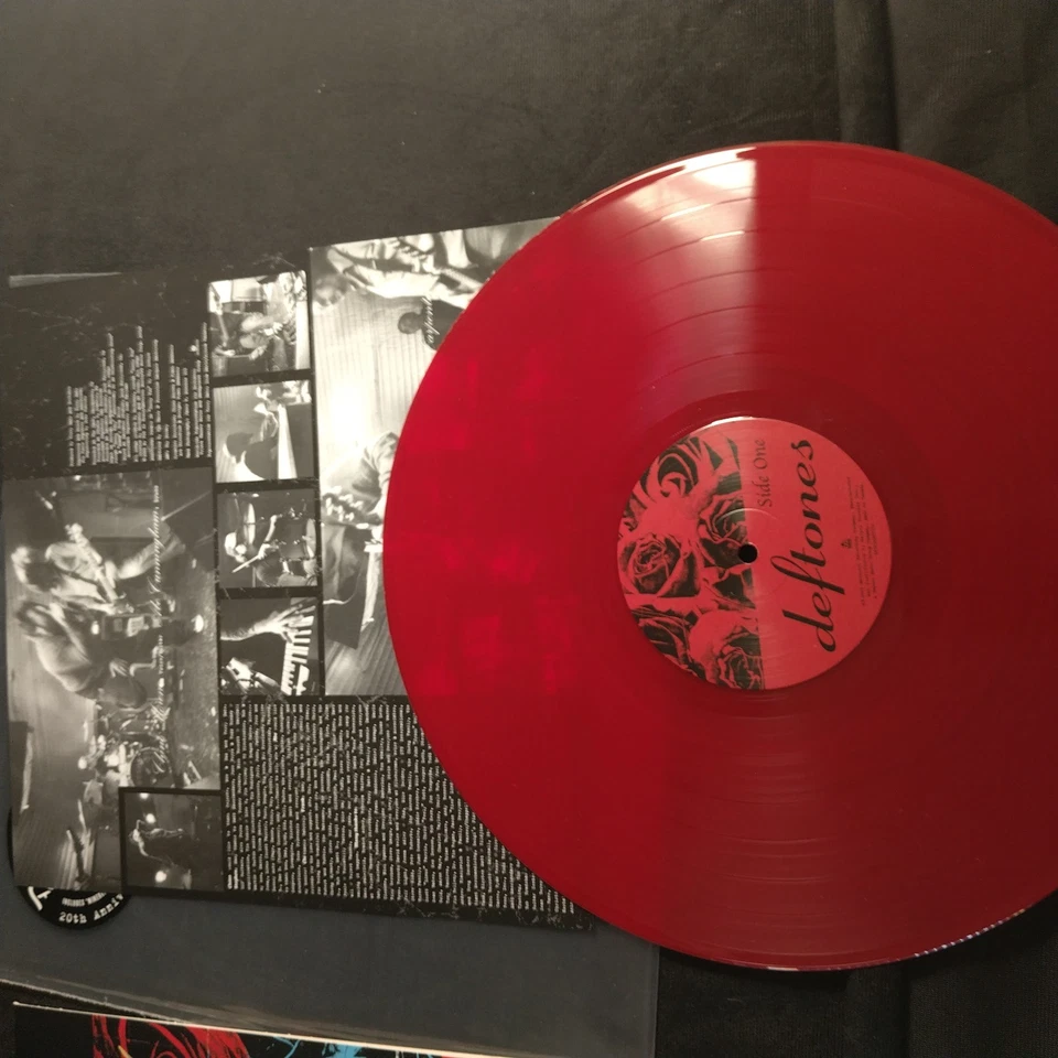 Signed Deftones Self-Titled Album 2024 Anniversary Ruby Red with Event Pass - Image 4 of 4