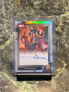 Topps 2026 Topps Chrome Marvel Spider Boy #2 Auto AA PM Paco Medina