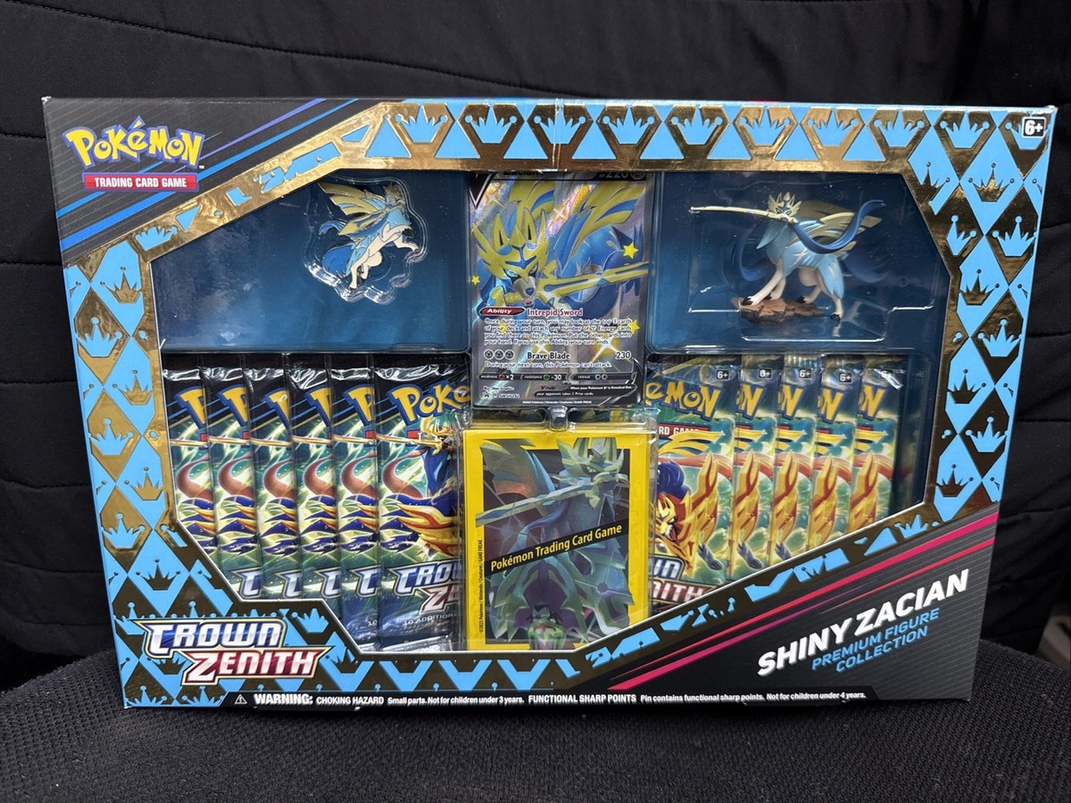 Pokemon Crown Zenith Shiny Zacian Premium Figure Collection Box 11