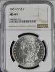 1903 O Morgan Silver Dollar NGC MS- 64 Silver Dollar