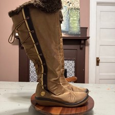Timberland Womens Size 7 Knee High Lace Up Si...