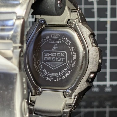 Casio G-Shock COCKPIT G-731 Analog-Digital Silver Blue Steel