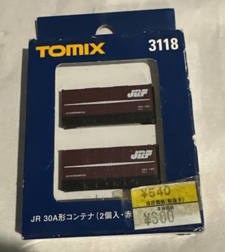 TOMYTEC TOMIX N Gauge 30A contenedor rojo modelo paquete de 2 3118 nuevo | Zustand: New
