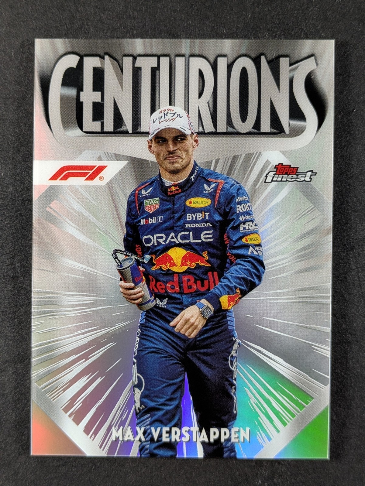 2024 Topps Finest Formula 1 MAX VERSTAPPEN Refractor SP Centurions #CEN-1