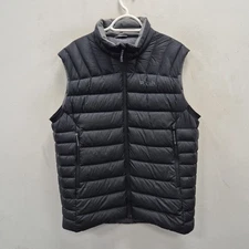 Rab Mens Electron Down Pro Black Puffer Vest Gilet Bodywarm Pertex Nikwax Large 