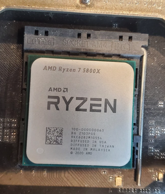 AMD Ryzen 5800X Processor Cores, Socket AM4) Box