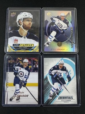 KYLE CONNOR 2024-25 UD SERIES 1 UD CANVAS #C21 + 3 CARDS LOT