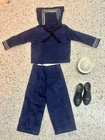 Vintage Gi Joe 12" KO Fighting Yank Ace Navy Sailor SP Shore Patrol Set NM