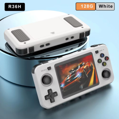 Handheld Game Console 3.5-Inch IPS Screen Linux RK3326 Retro Video Game R36H NEW