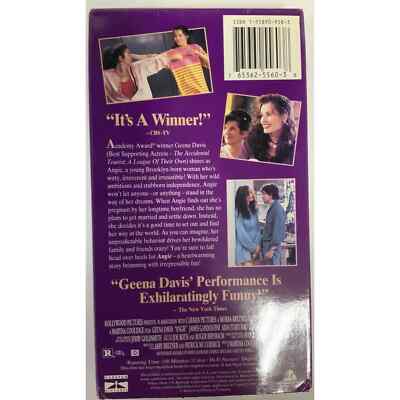 Angie VHS Geena Davis James Gandolfini Aida Turturo Philip Bosco