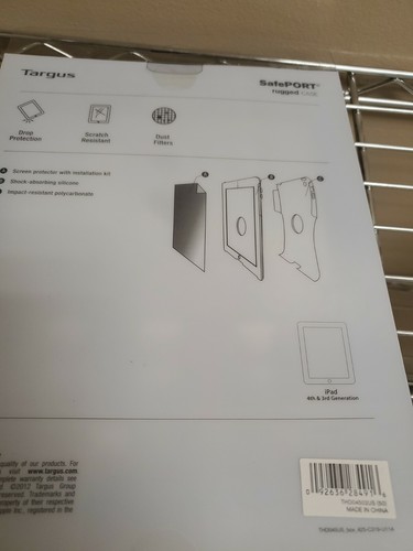Targus Safeport Rugged Apple iPad 3rd & 4th Gen THD04502US BLUE and black #z5 - Picture 2 of 2