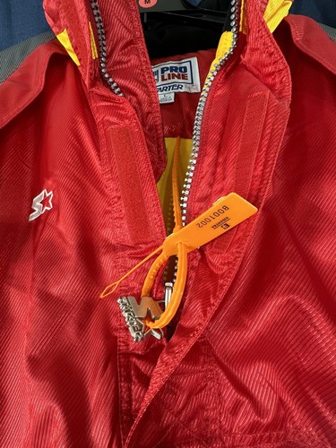 Giacca Puffy Chiefs Starter NFL Pro Line Kansas City KC L vintage nuova con etichette anni 90 - Foto 9 di 20