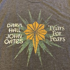 Hall & Oates Tears For Fears 2017 Tour Shirt ...