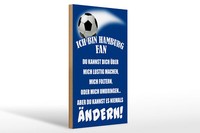 Holzschild Spruch 20X30 Cm Ich Bin Hamburg Fan Fussball Deko Schild Wooden Sign