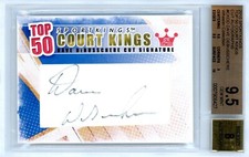 2010 SPORTKINGS TOP 50 COURT KINGS CUT SIG 1/1 DAVE DEBUSSCHERE BGS 9.5 + AUTO 8