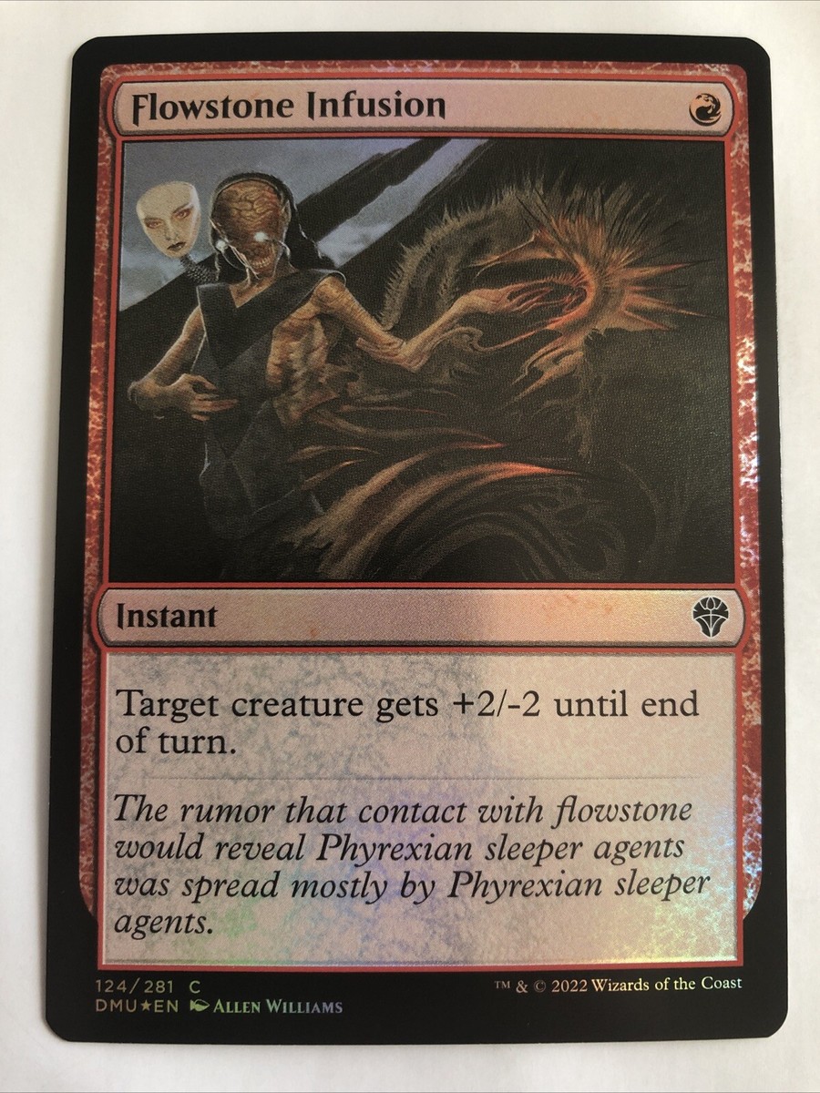 MTG Dominaria United Flowstone Infusion Foil 124/281 NM | eBay