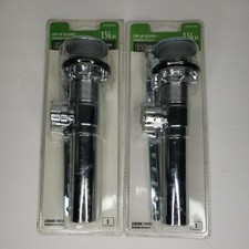 Two 1-1/4 in. Pop-Up Assembly, Chrome finish Sink Drain EVERBILT. New C756-1
