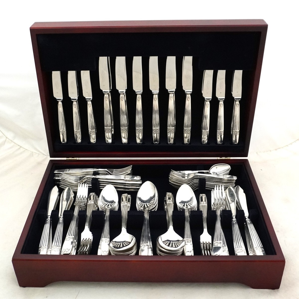 WESTMINSTER Design ELKINGTON & CO Silver Service 124 Piece