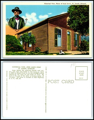 MISSOURI Postcard - St Joseph, Home Of Jesse James B26