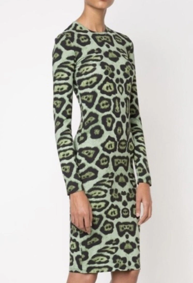 Abito leopardato manica lunga Givenchy
